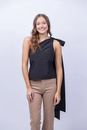 Amanda Uprichard Estrella Top in Black