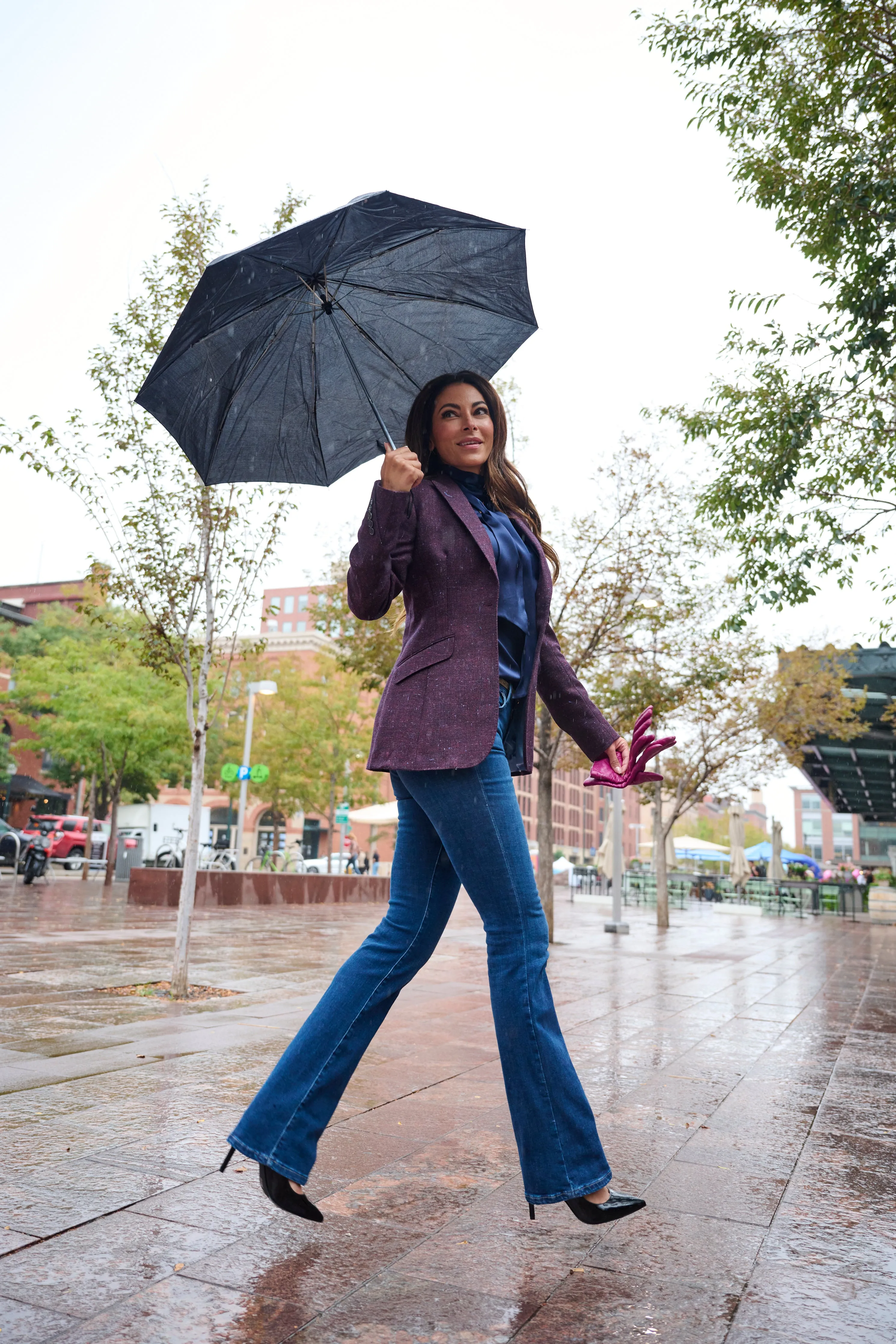 Blazer - Urban Tweed - Bordeaux