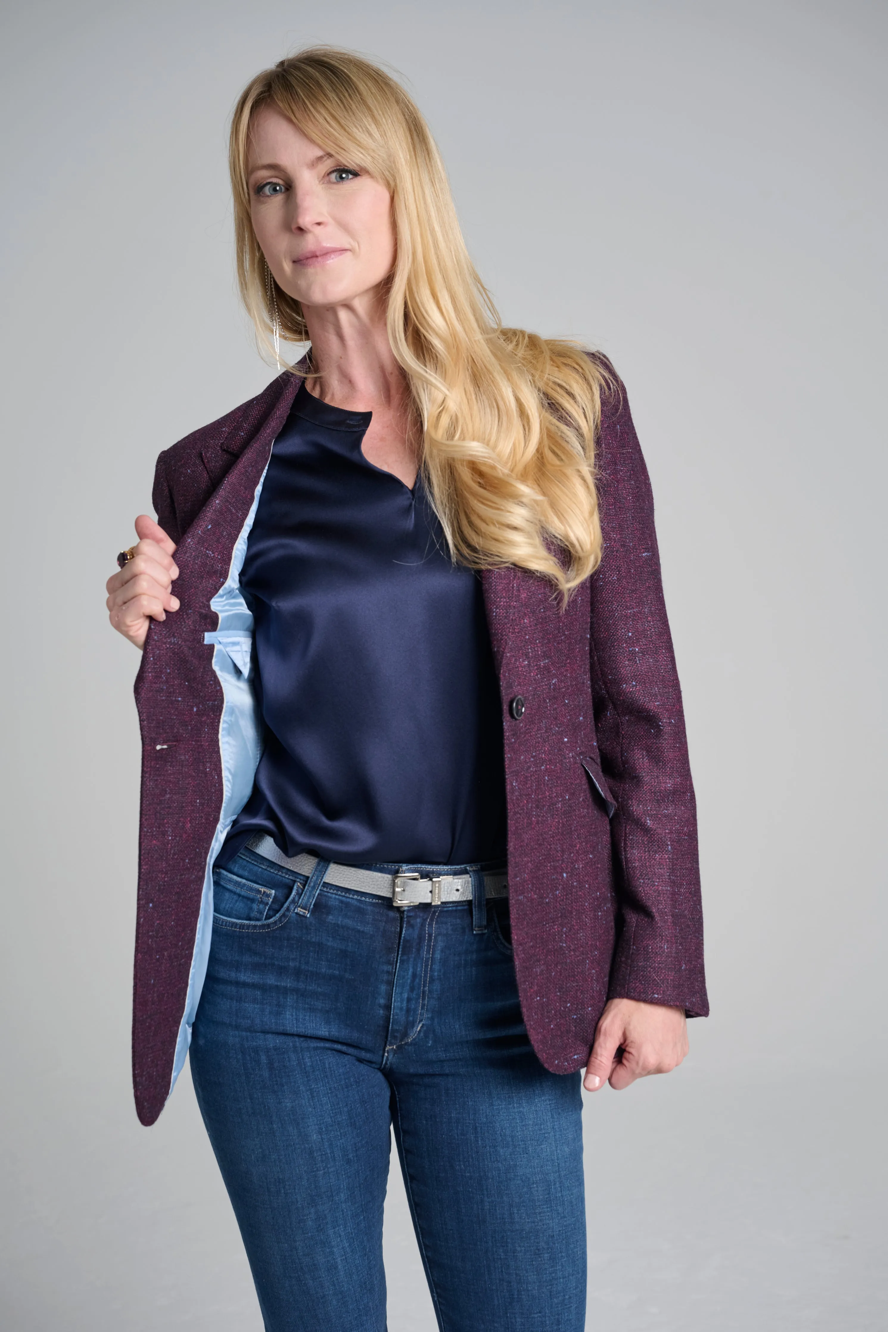 Blazer - Urban Tweed - Bordeaux