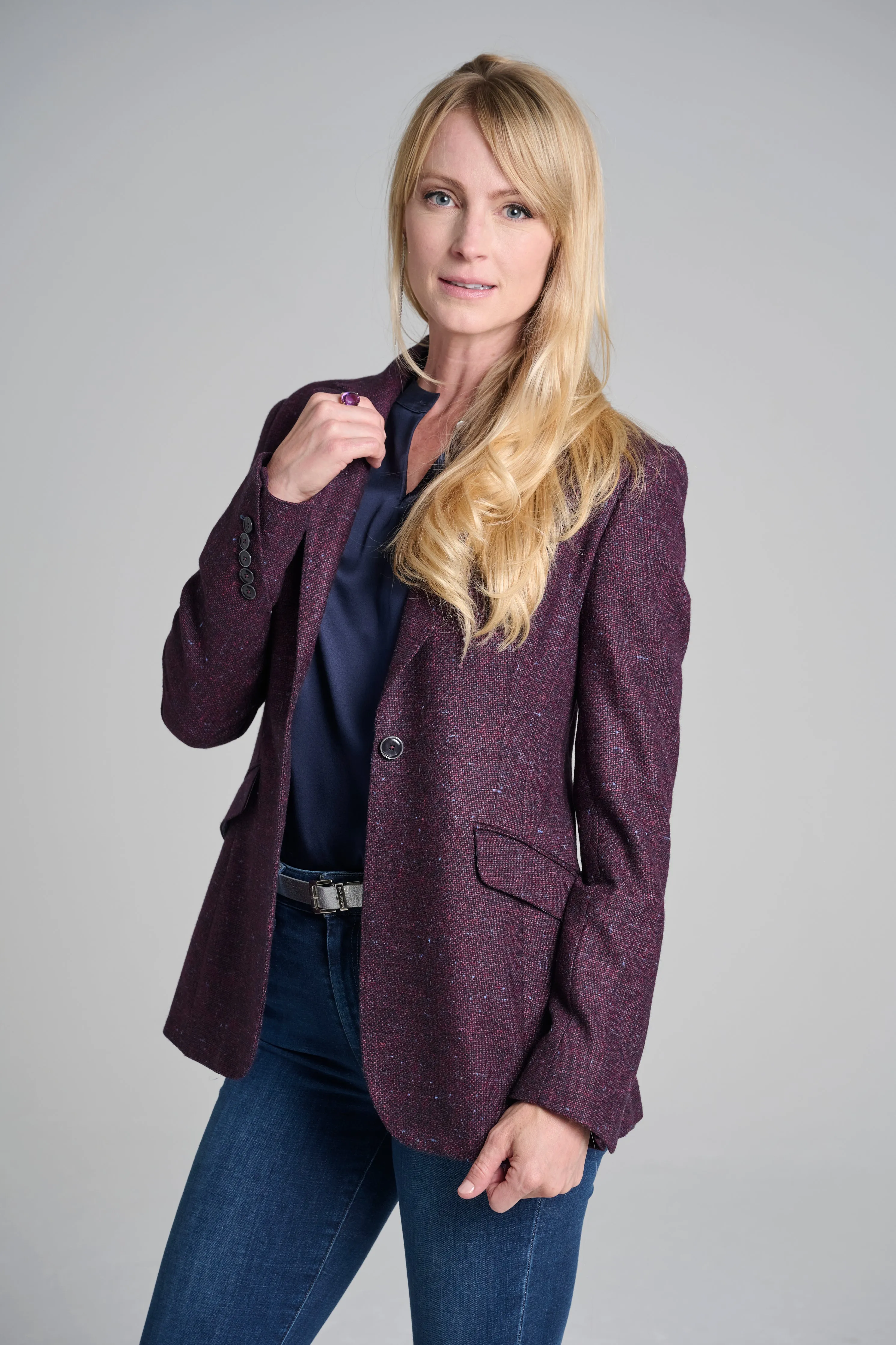 Blazer - Urban Tweed - Bordeaux