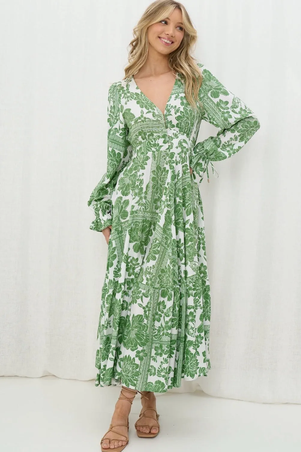 Breanna Maxi Dress - Green