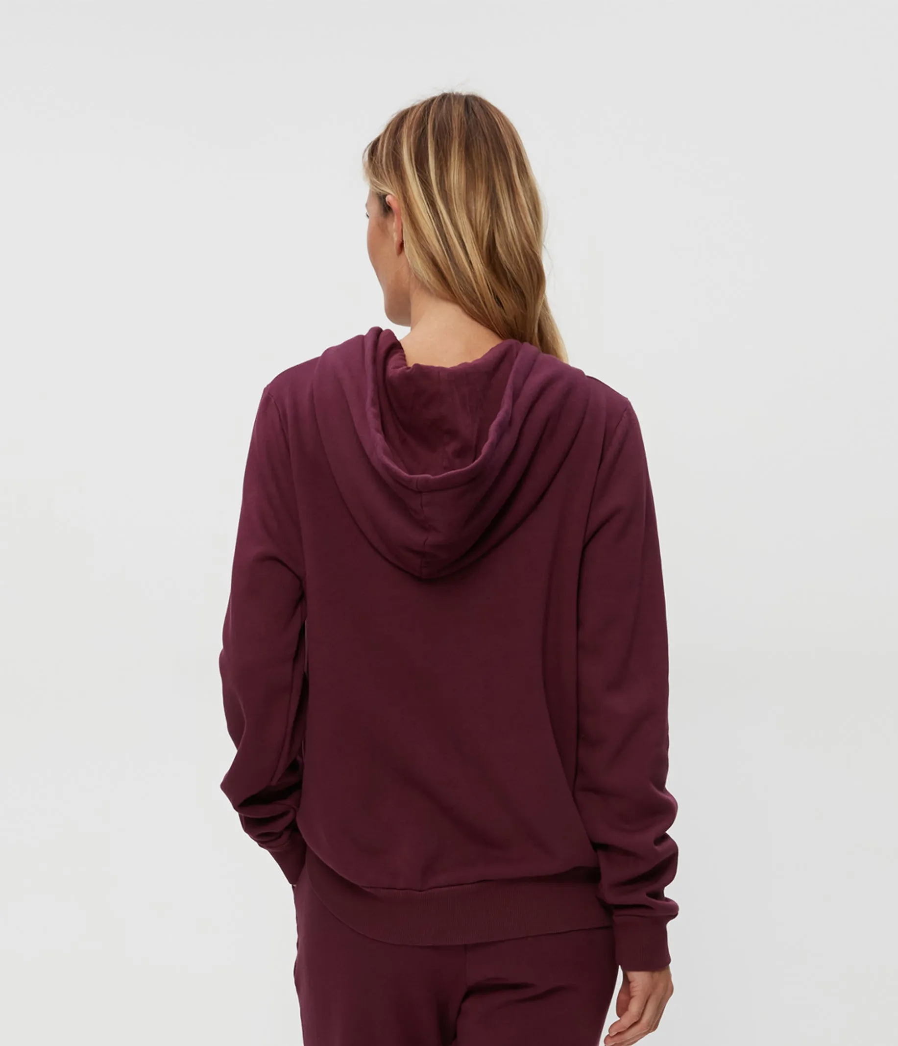 Harper Plush Terry Zip-Up Hoodie