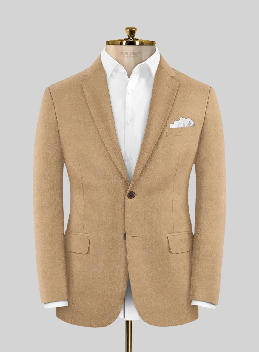 Italian Turna Khaki Flannel Suit