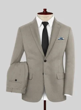 Italian Turna Light Brown Flannel Suit