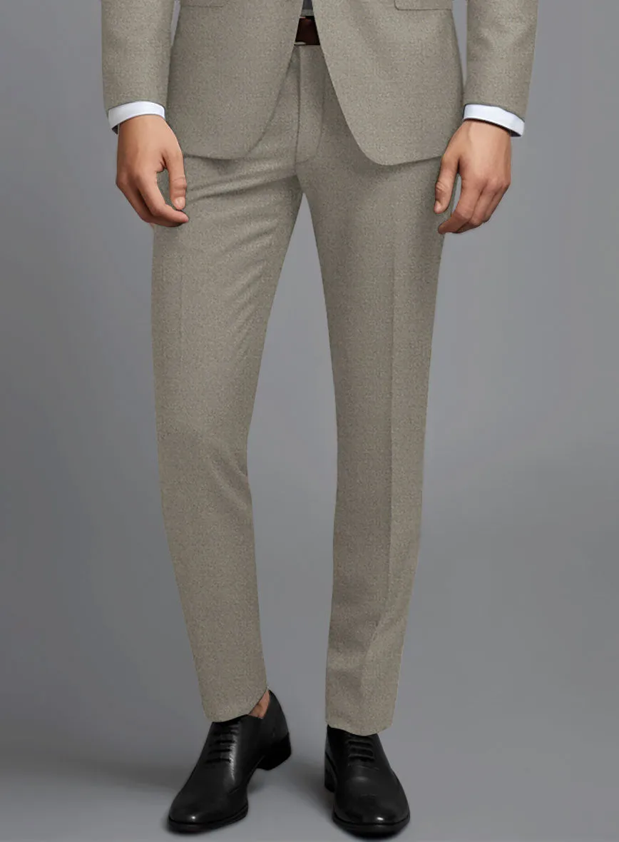 Italian Turna Light Brown Flannel Suit