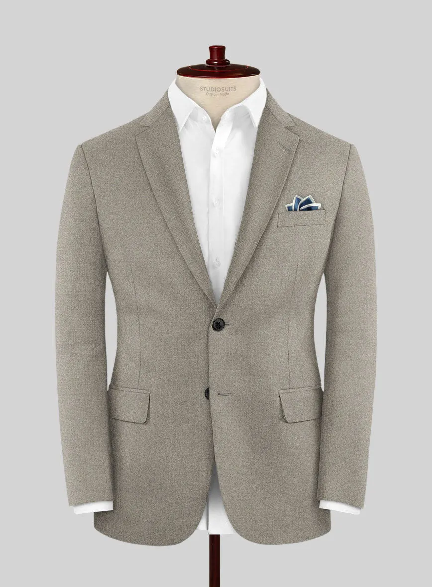 Italian Turna Light Brown Flannel Suit