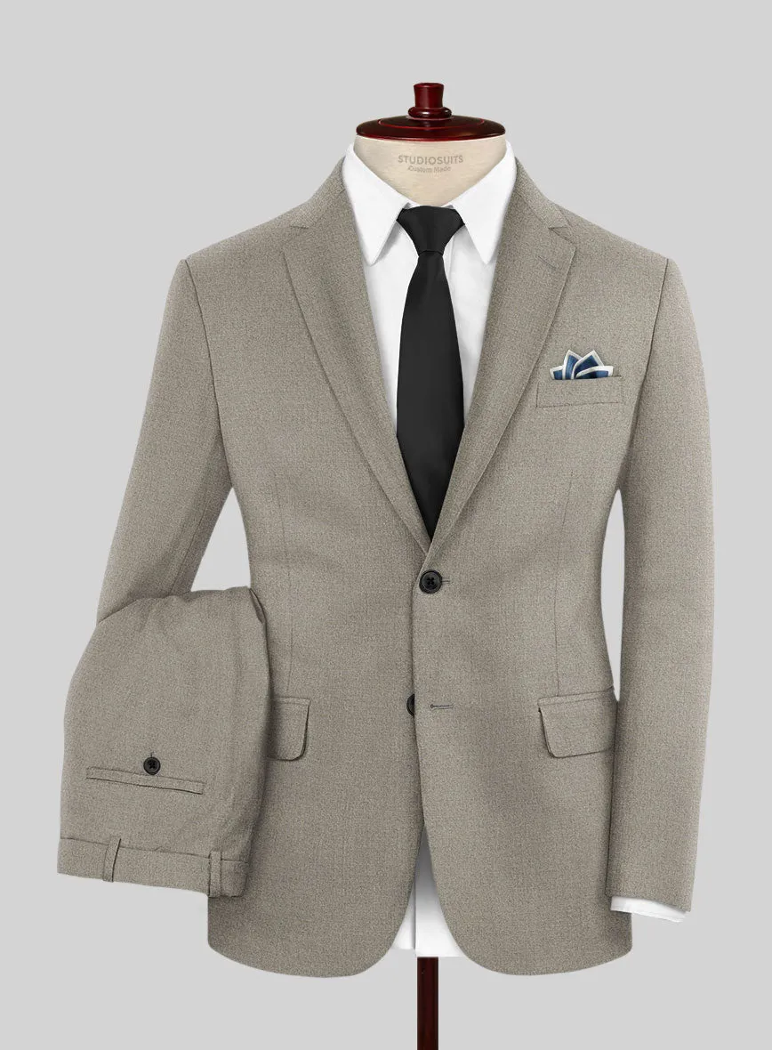 Italian Turna Light Brown Flannel Suit