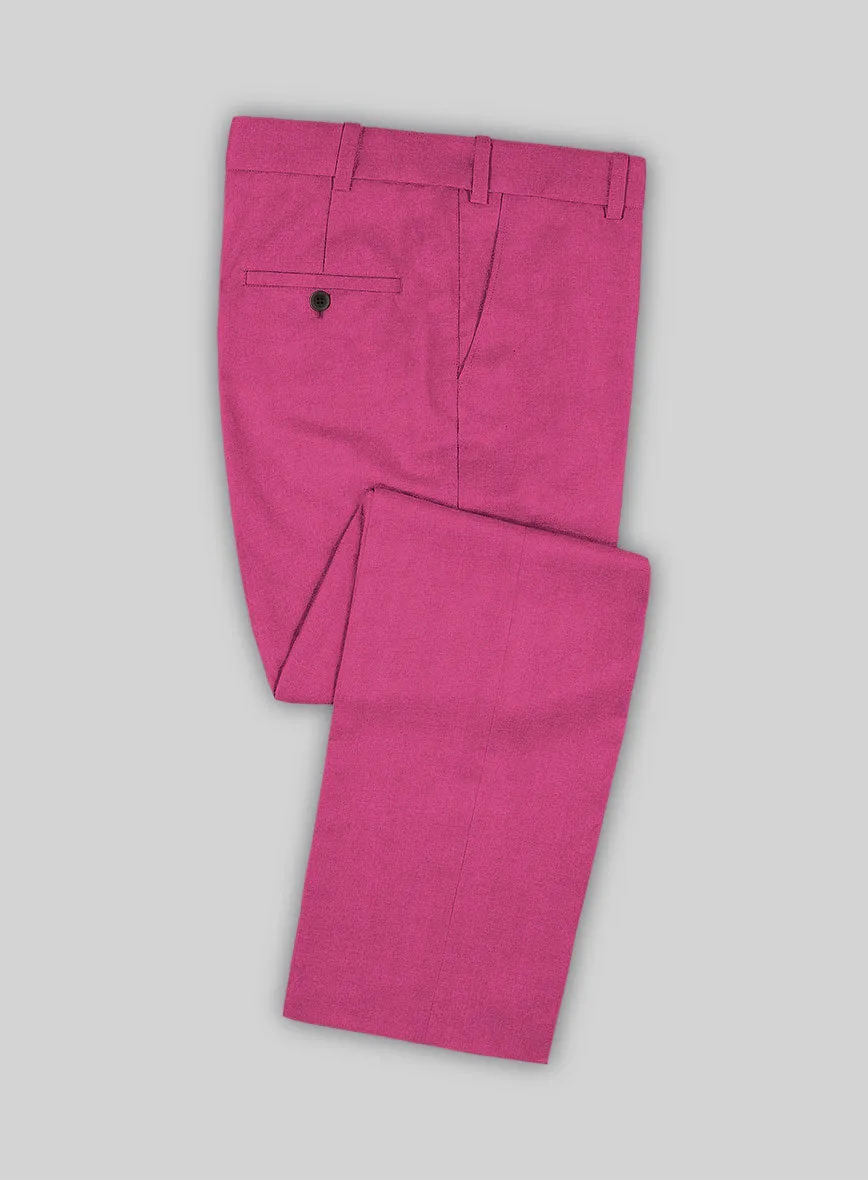 Italian Turna Pink Flannel Suit