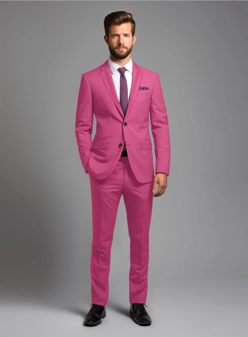 Italian Turna Pink Flannel Suit