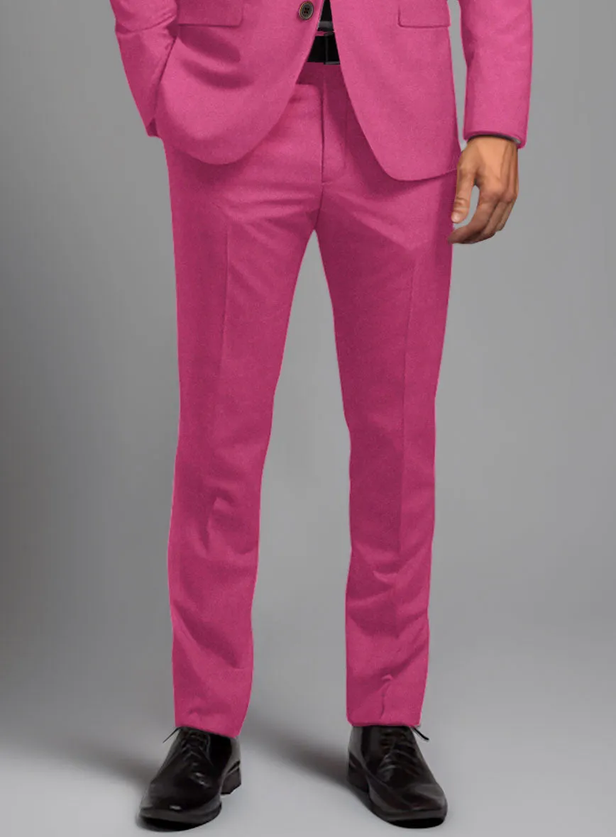 Italian Turna Pink Flannel Suit