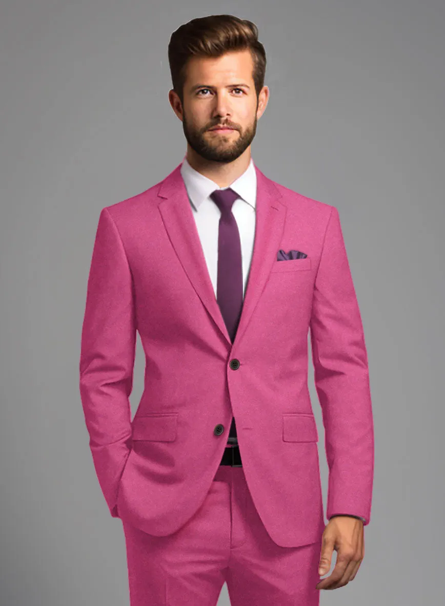 Italian Turna Pink Flannel Suit
