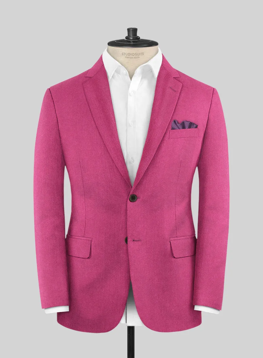 Italian Turna Pink Flannel Suit