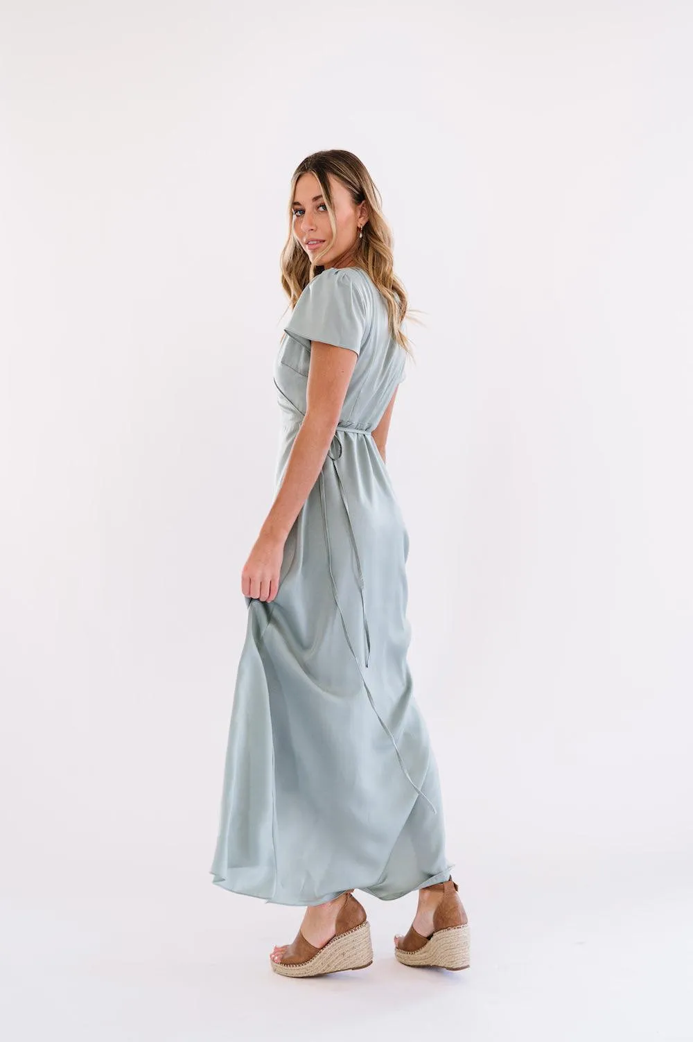 Larissa Dress in Sage