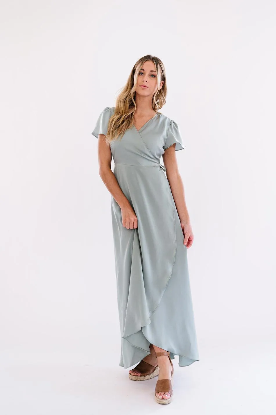 Larissa Dress in Sage