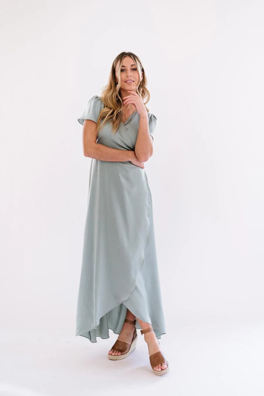 Larissa Dress in Sage