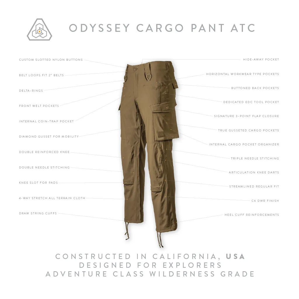Odyssey Cargo Pant ATC - All Terrain Brown