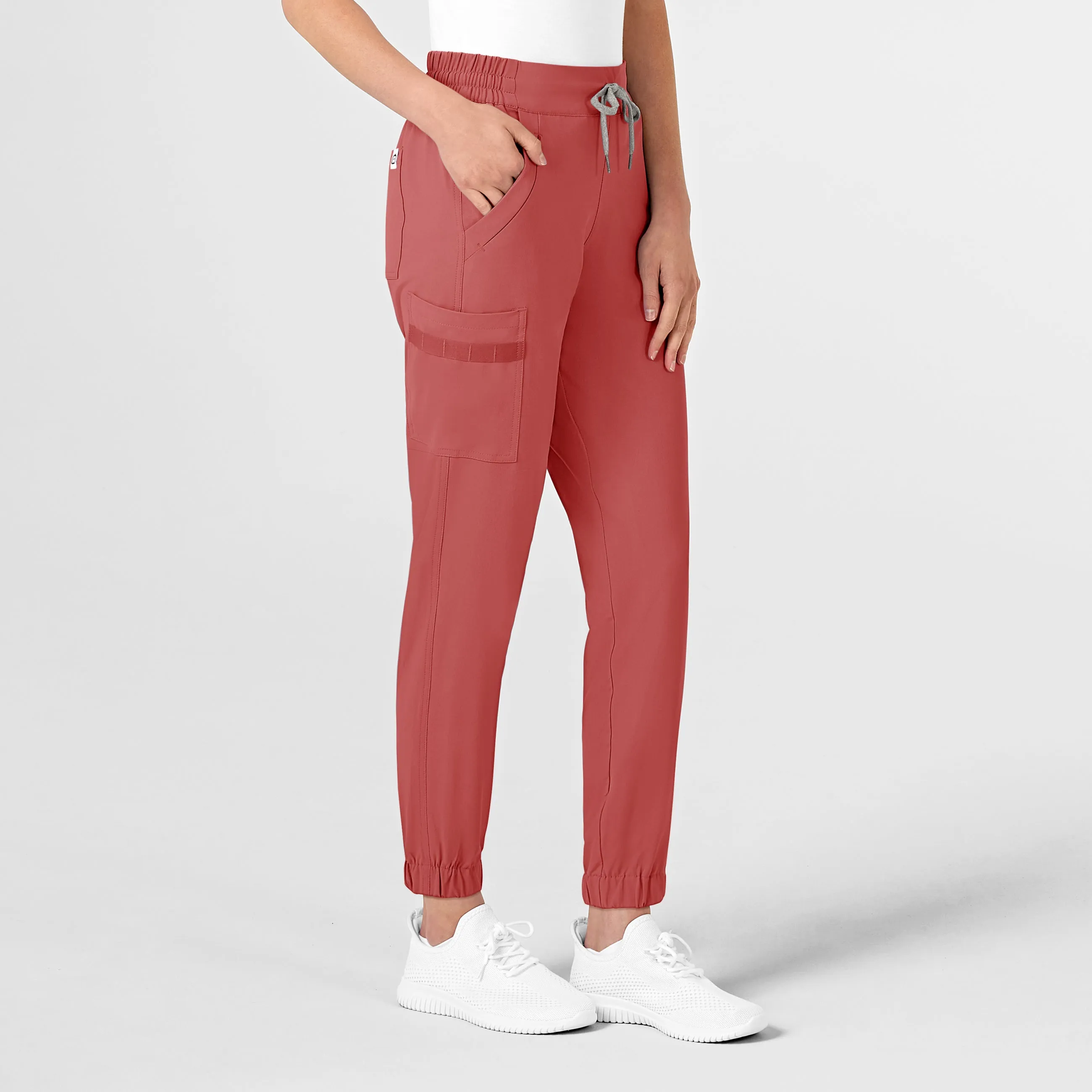 RENEW Women's Jogger Scrub Pant - Mineral Red