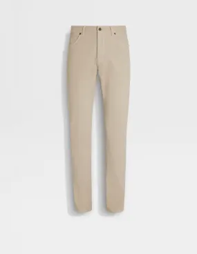 Stretch Cotton Roccia Jean | Beige