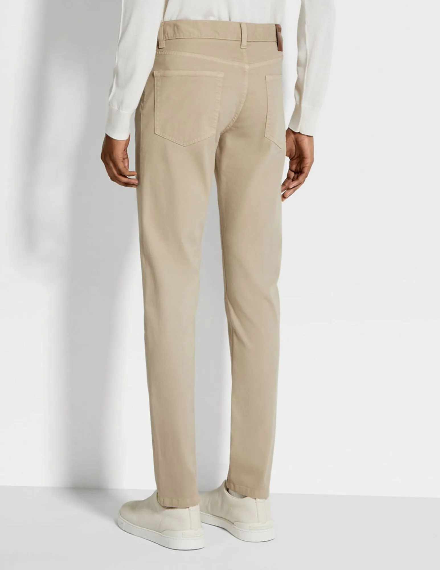 Stretch Cotton Roccia Jean | Beige