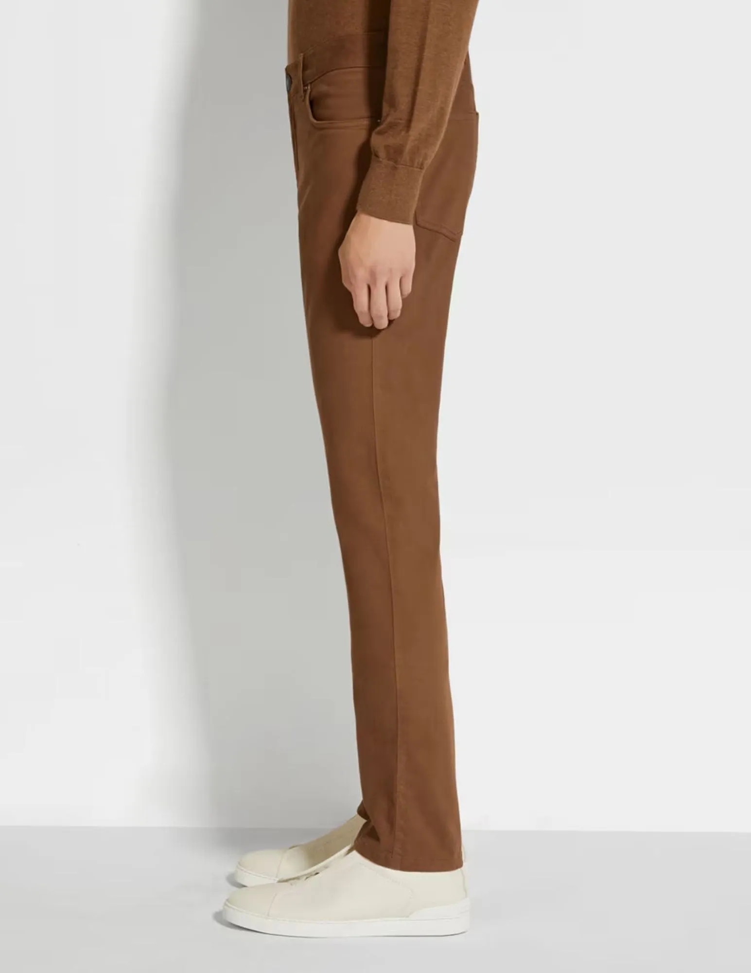 Stretch Cotton Roccia Jean | Dark Foliage