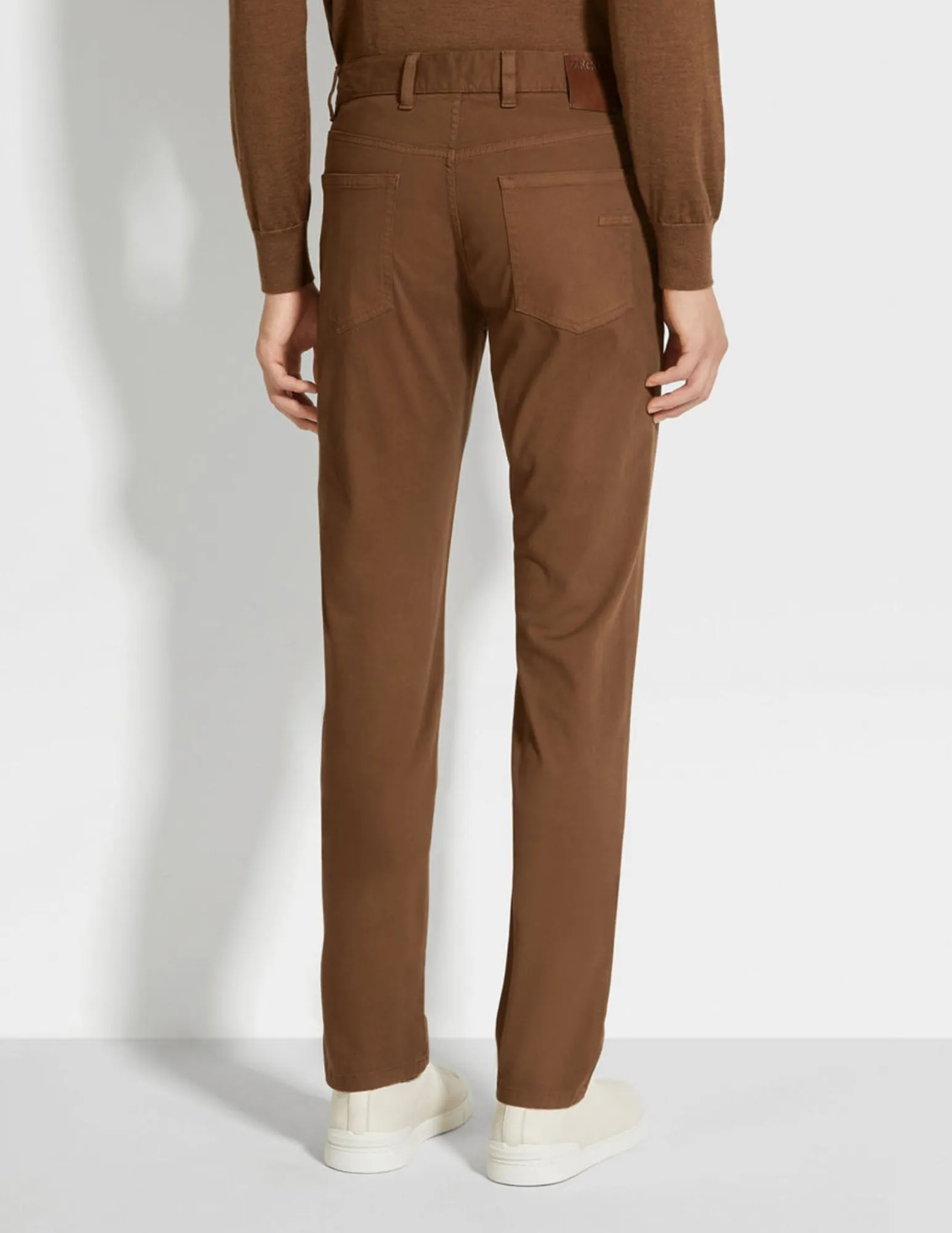 Stretch Cotton Roccia Jean | Dark Foliage
