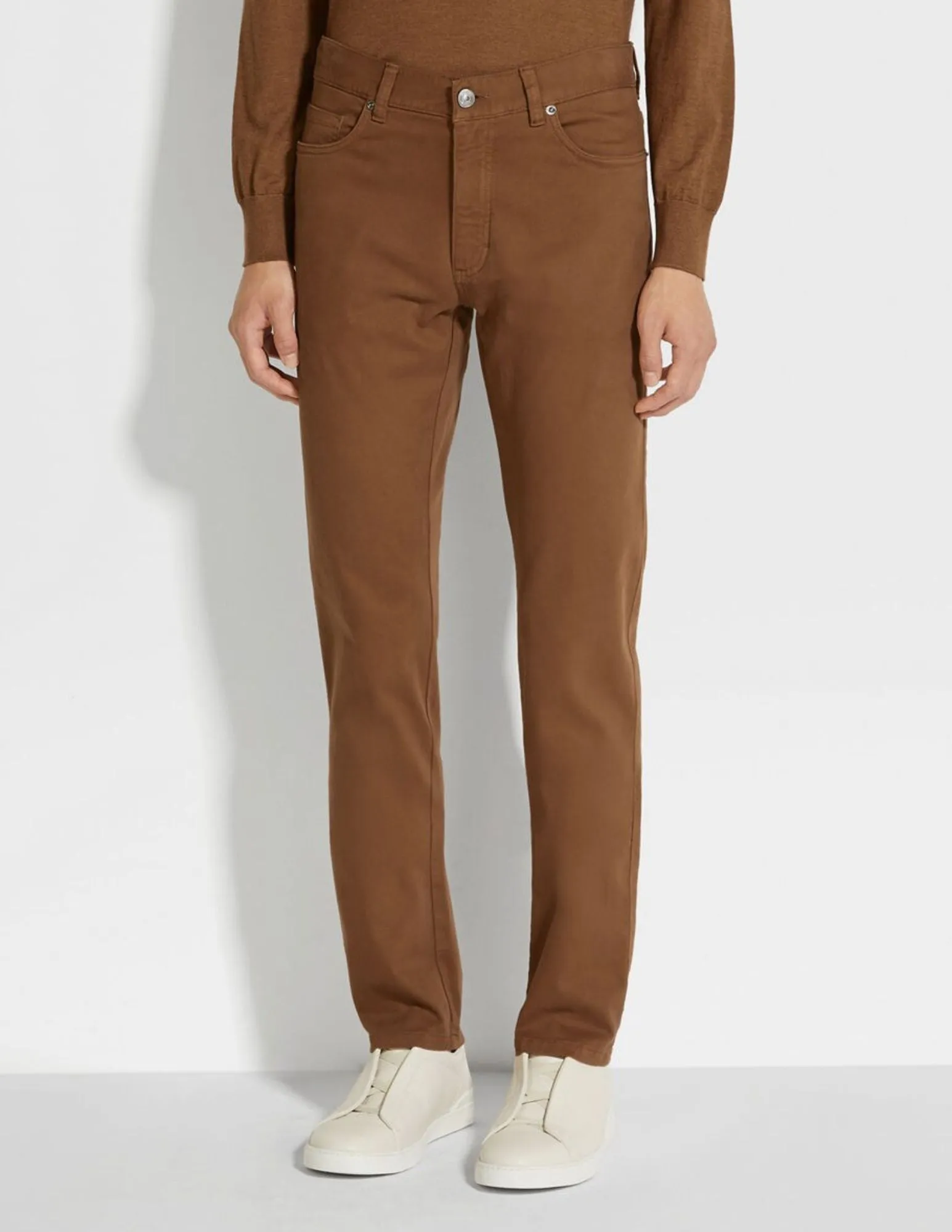 Stretch Cotton Roccia Jean | Dark Foliage