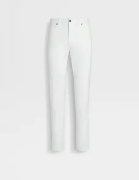 Stretch Cotton Roccia Jean | White