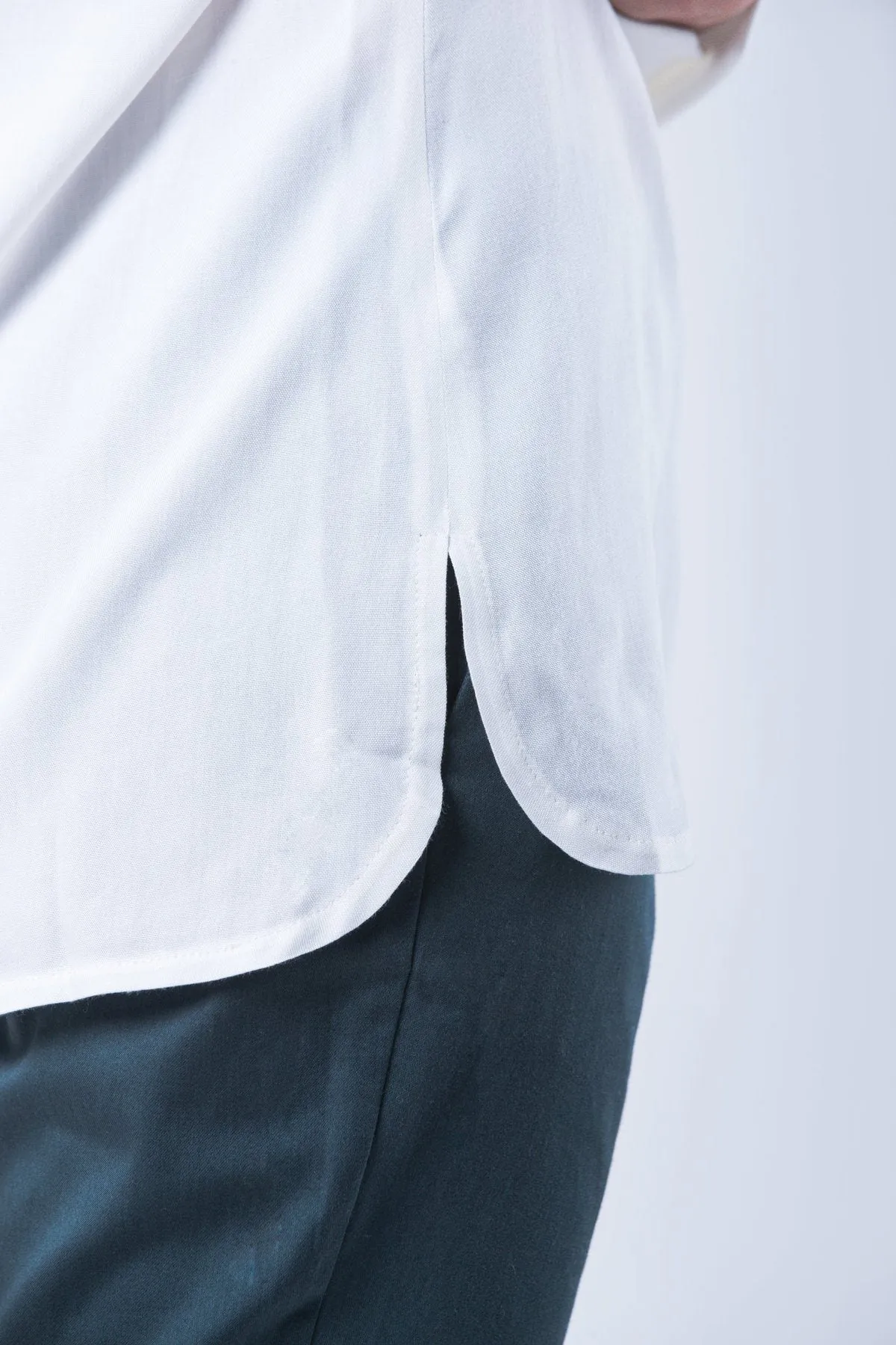 Women's formal white Relaxed Shirt